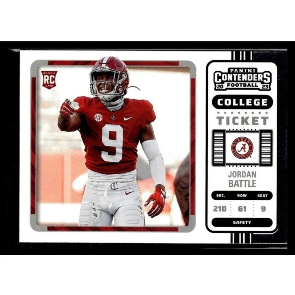 2023 Panini Chronicles Draft Picks - Contenders College Ticket #24 Jordan Battle
